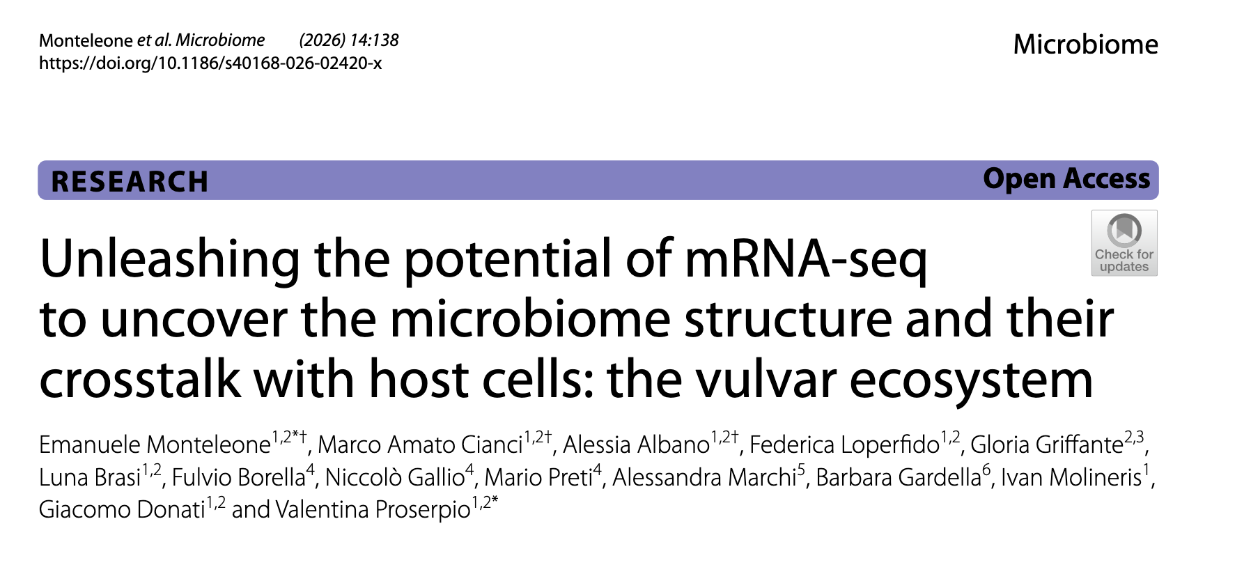 Unleashing the potential of mRNA-seq to uncover the microbiome structure and their crosstalk with host cells: the vulvar ecosystem